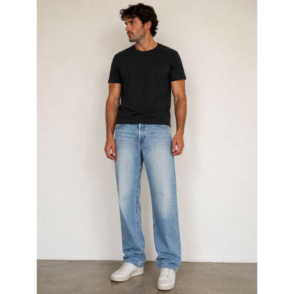 Express Men's Trousers Size 36 - Casual Style with Decorative Pockets